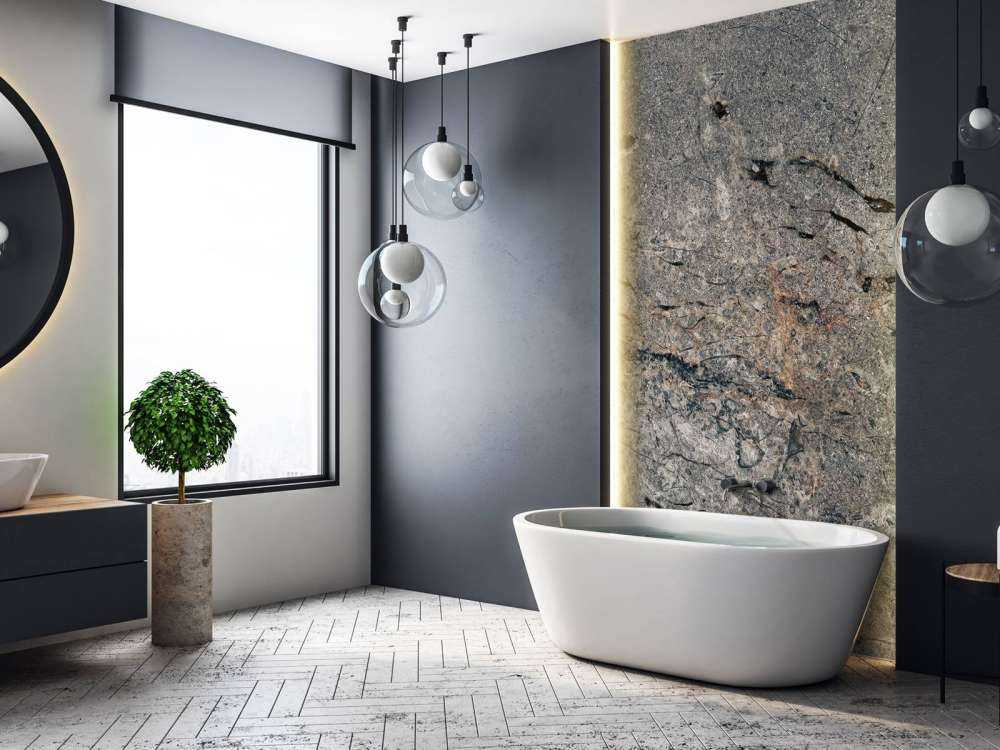 Struktura szarego marmuru