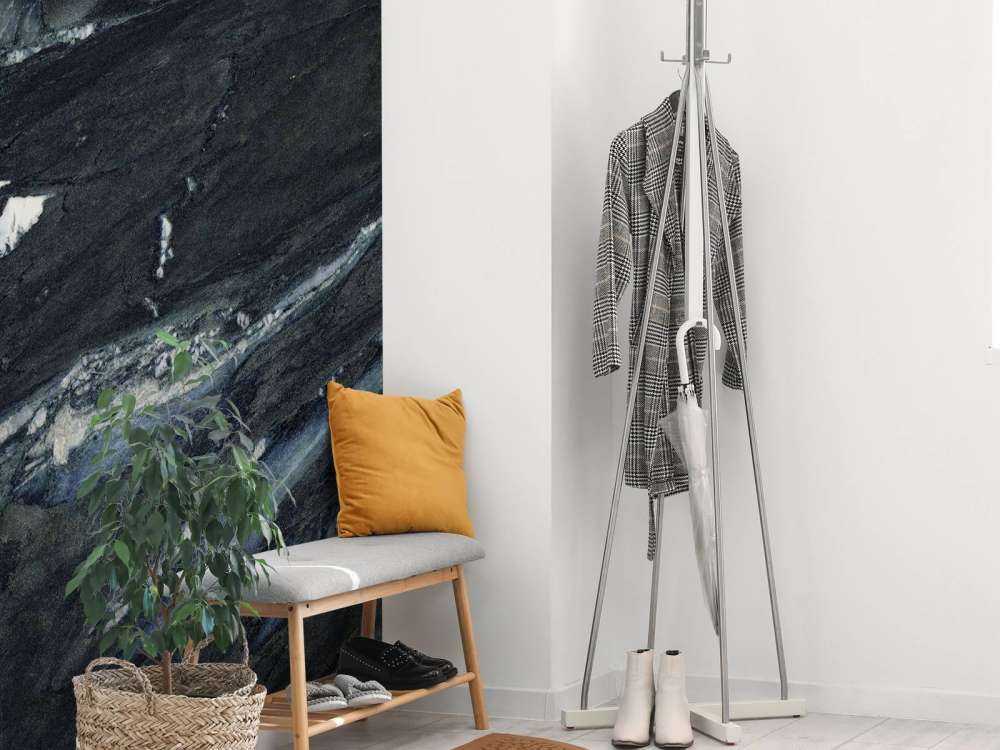 Zielono-niebieski marmur