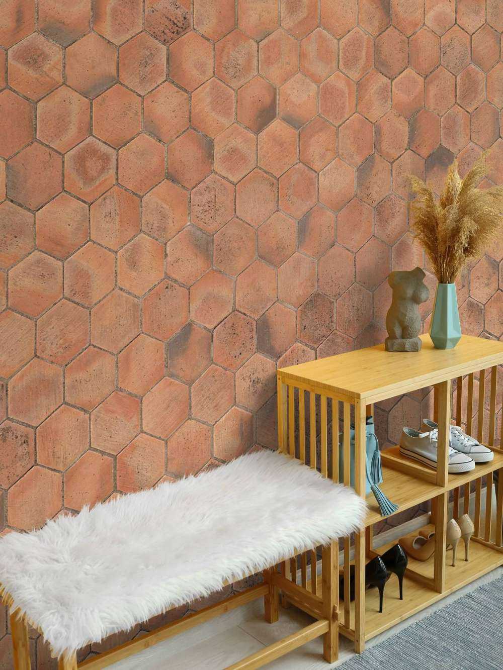 Niepolerowana posadzka kamienna