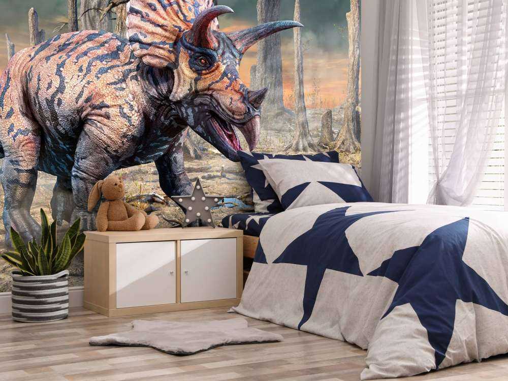 Torozaur na opuszczonym terenie