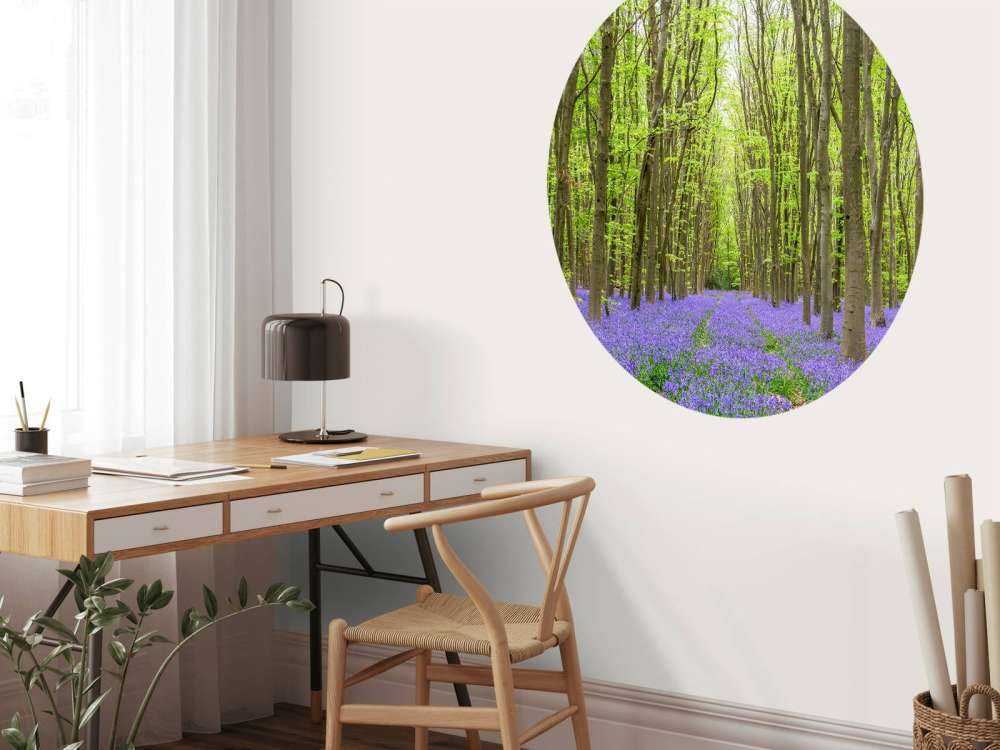 Ślady opon przez las