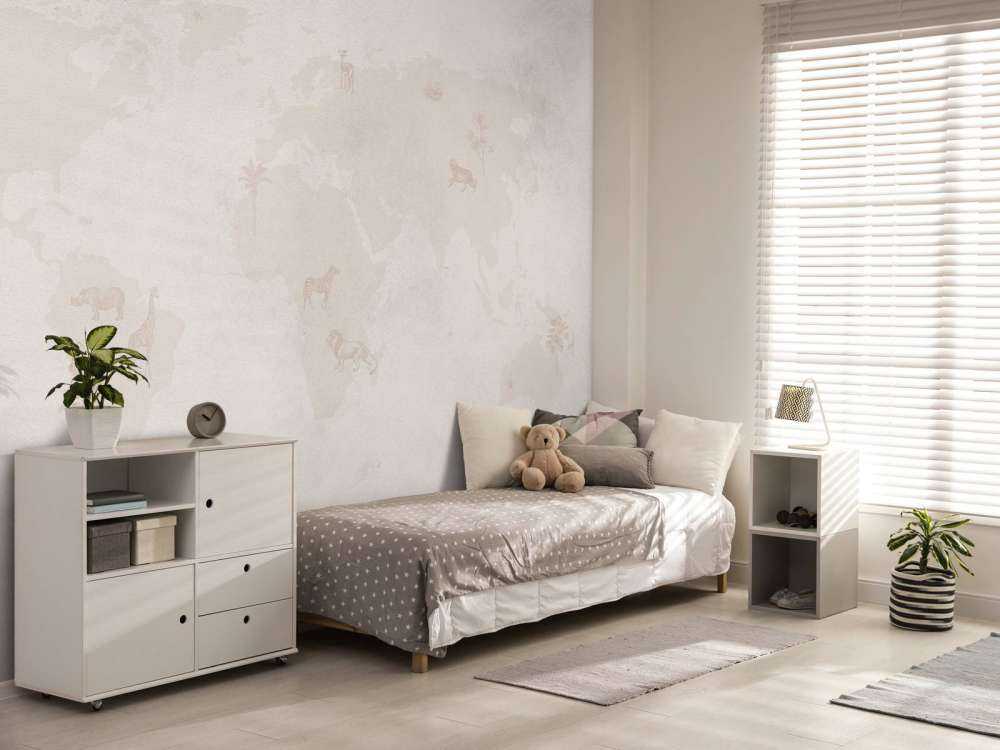 Mapa świata szkic taupe