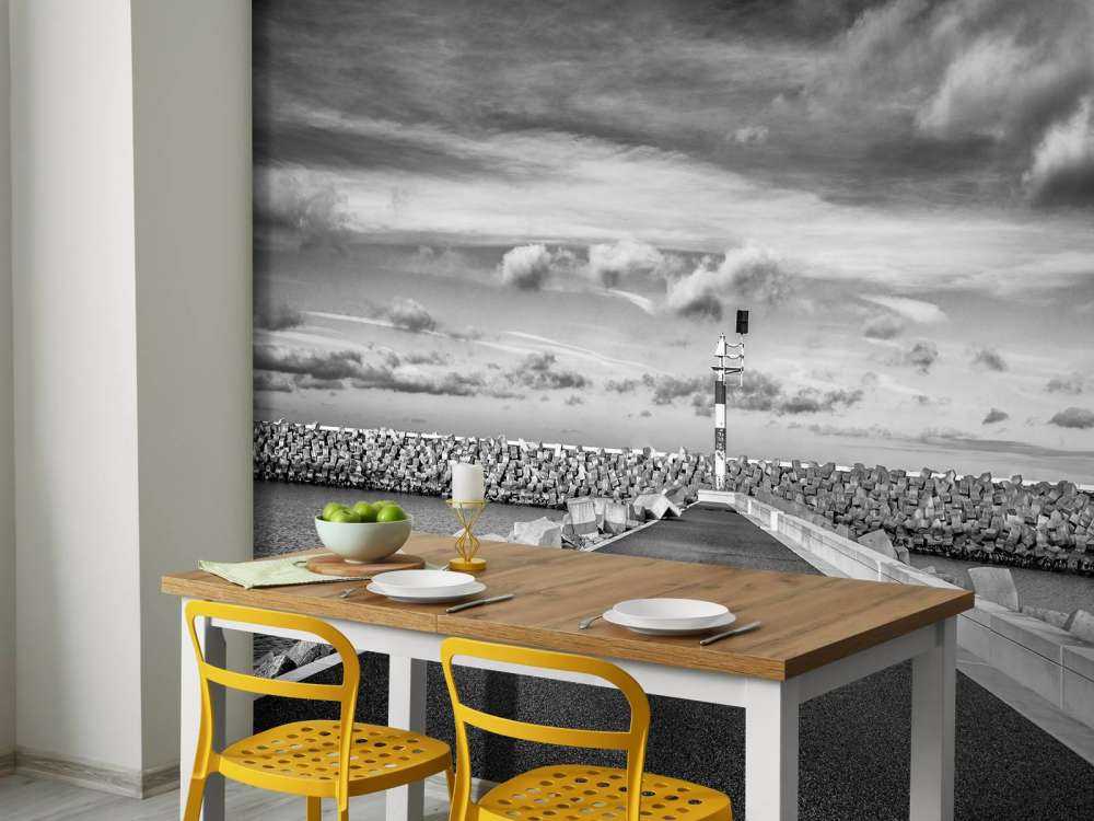 Ściana nabrzeżna mariny Cadzand Bad 