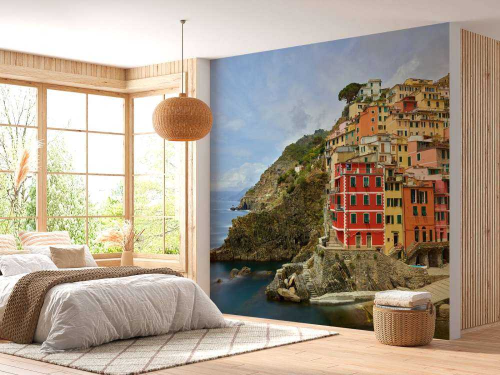 Włoskie domki na wybrzeżu