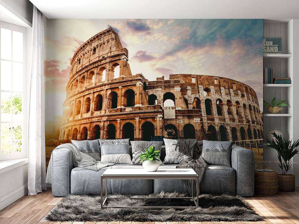 Wschód słońca w Koloseum