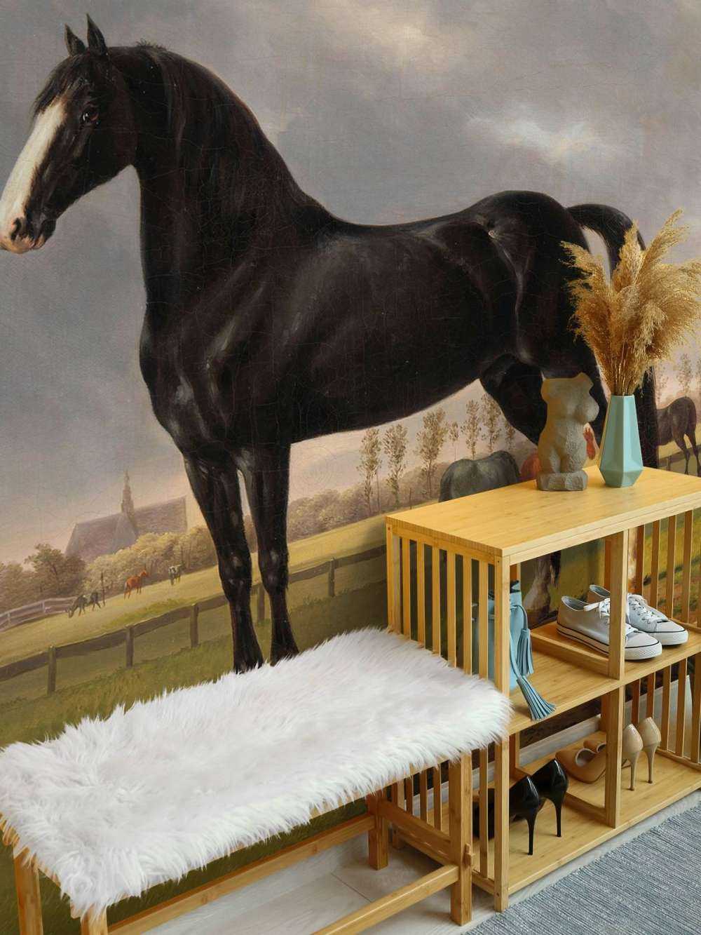 Fototapetowy koń. Szuflada hardwaru De Vlugge