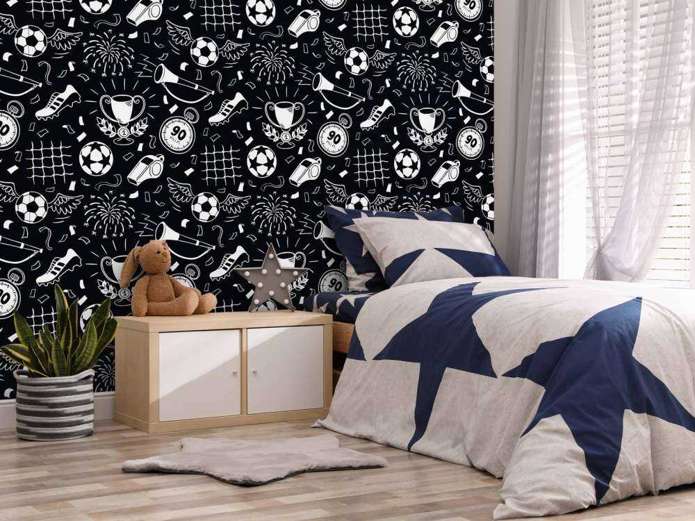 Piłka nożna czarno-biała