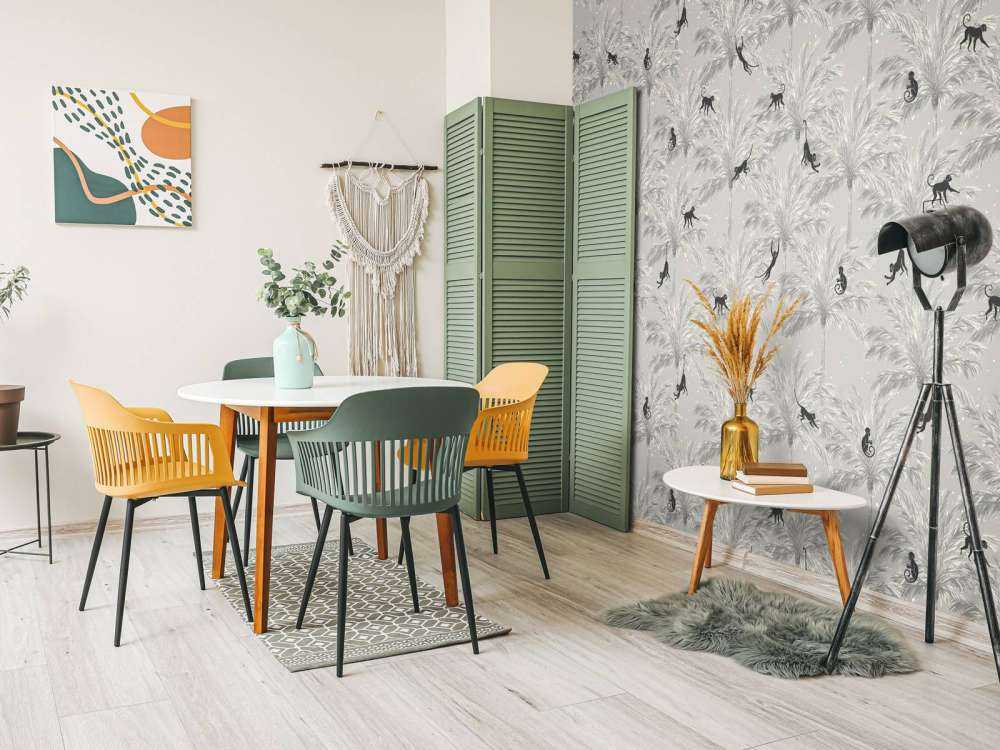 Tropikalne małpy - szary