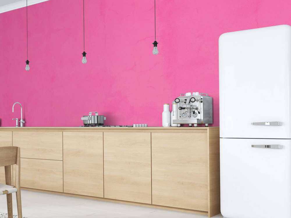 Beton z różem fuksji