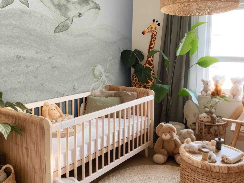 Podwodny świat w kolorze zielonym