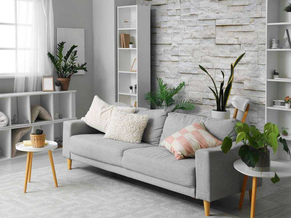 Nowoczesna ściana z kamienia