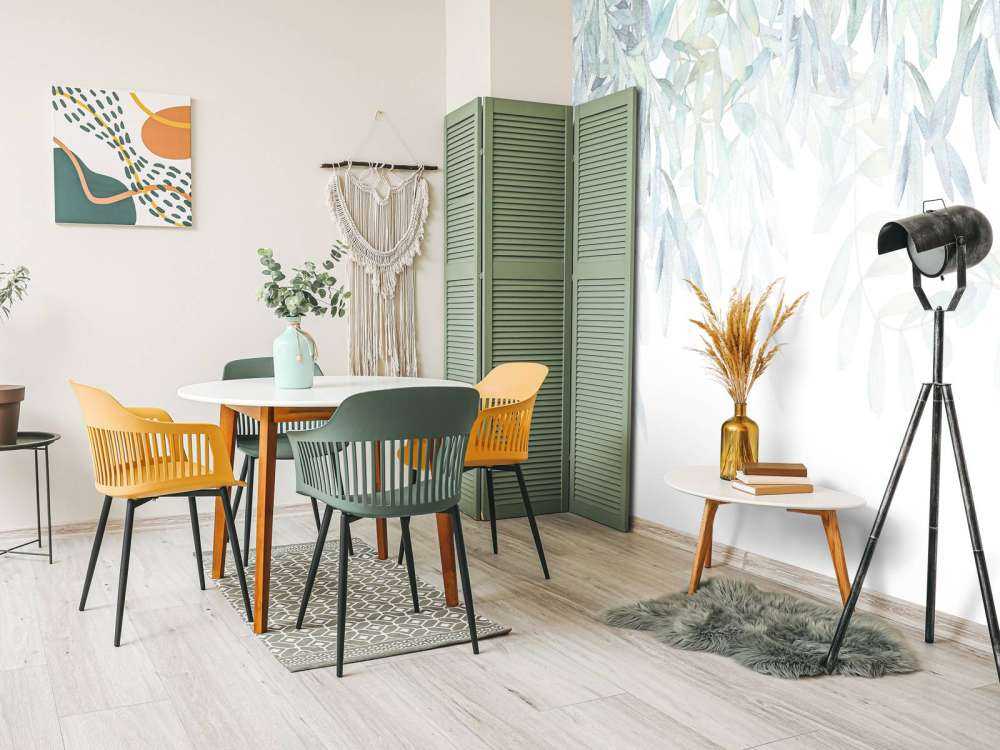 Pastelowe liście akwarelowe