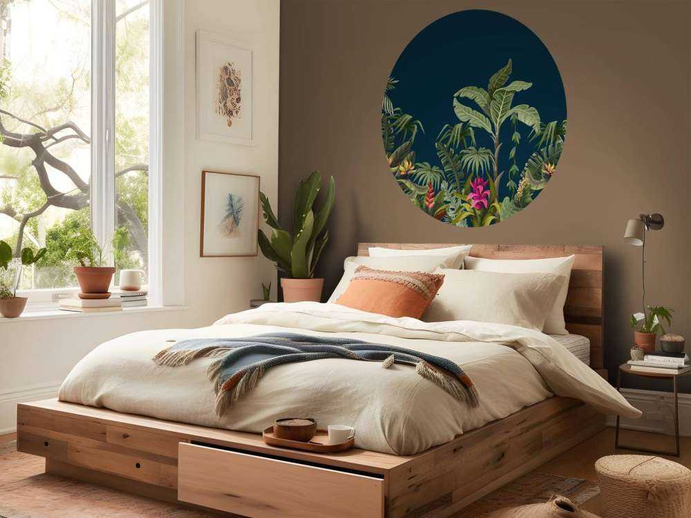 Kwiaty i drzewa w dżungli