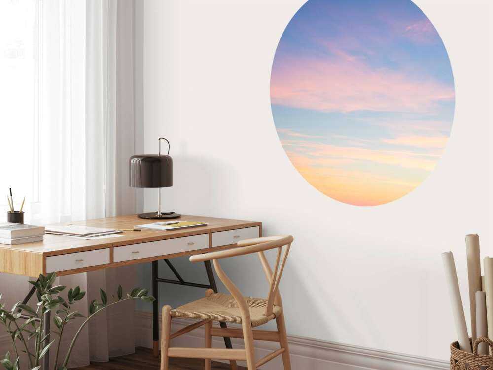 Niebo z miękkimi kolorami