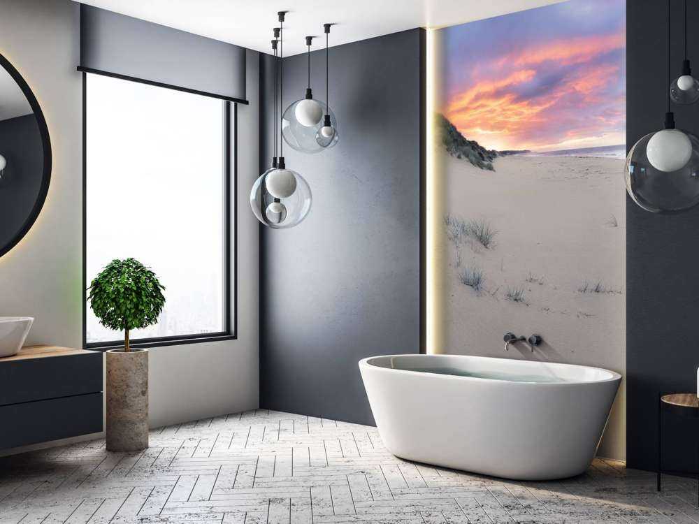 Wschód słońca nad wydmami