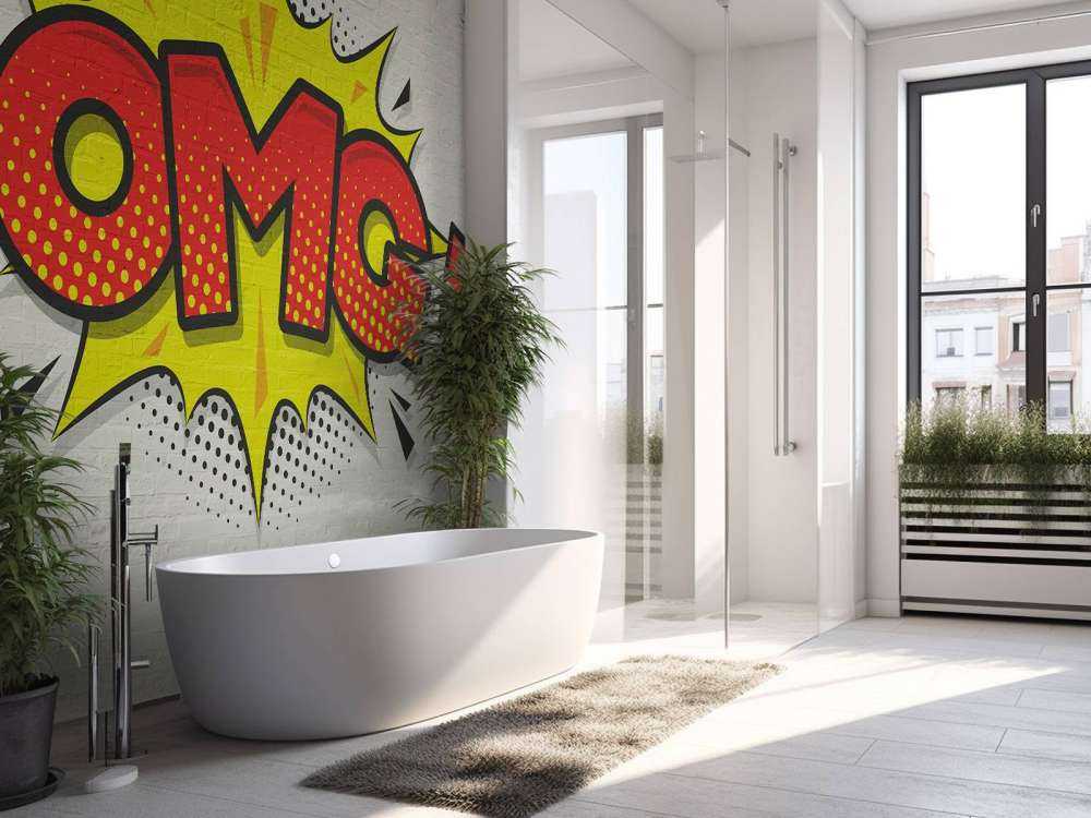 Kolorowe graffiti na ścianie