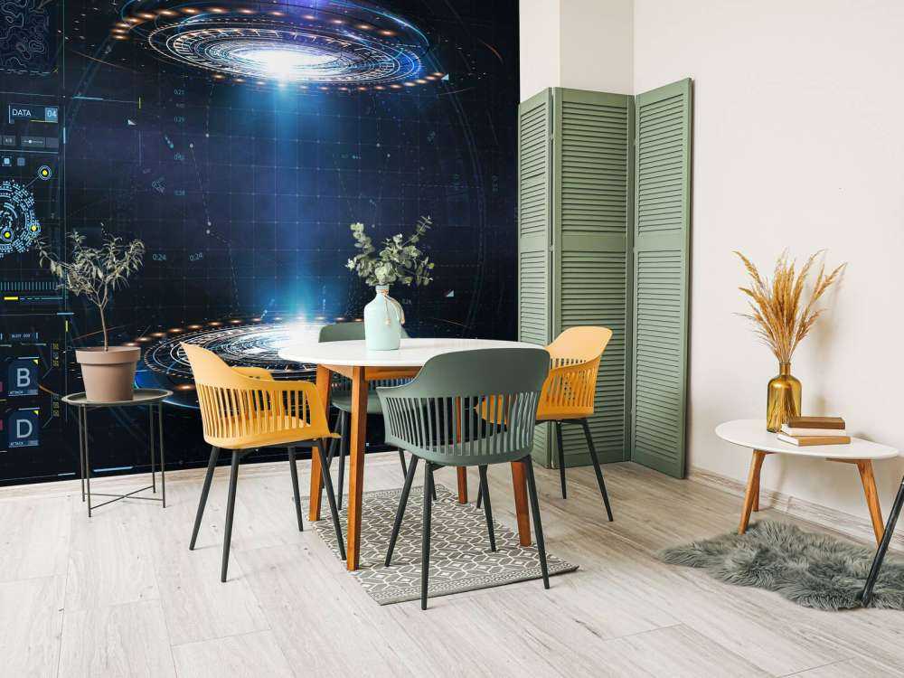 Futurystyczna tablica rozdzielcza