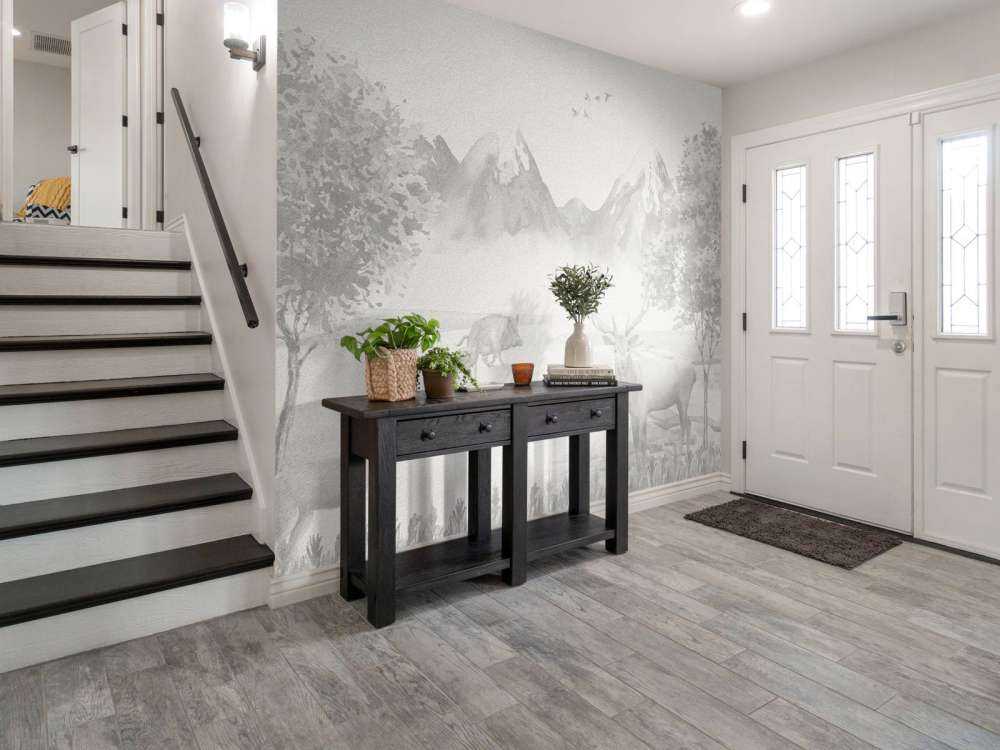 Zwierzęta leśne w odcieniach szarości