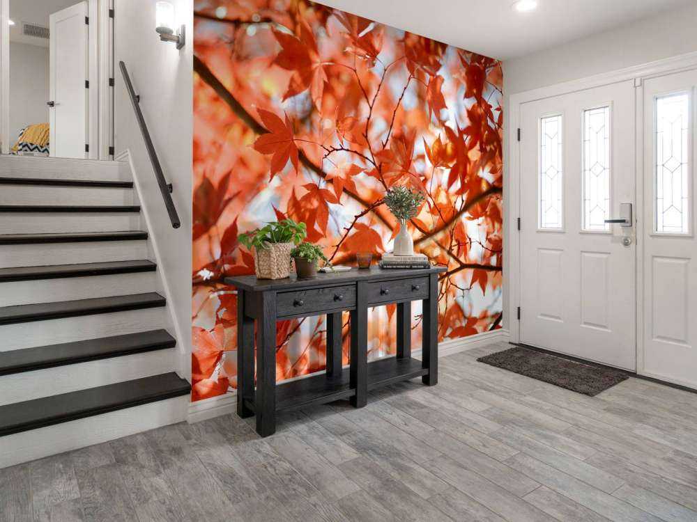 Kolorowe jesienne liście