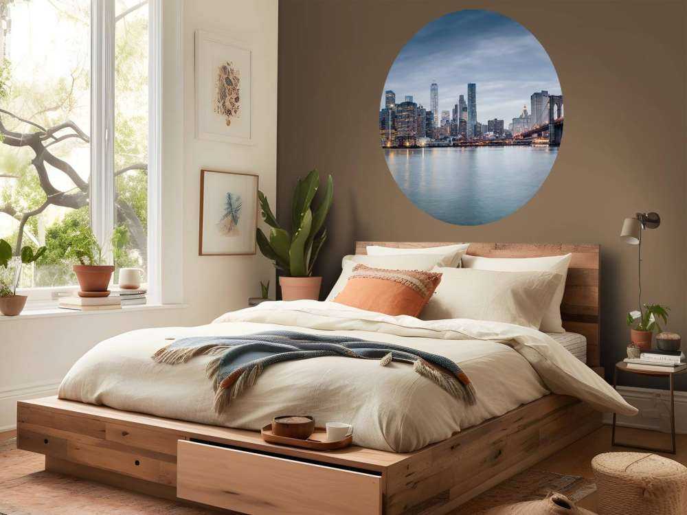 Zachód słońca w Nowym Jorku