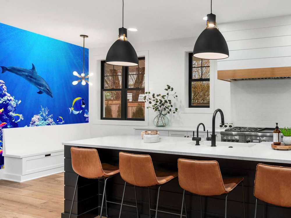 Podwodny niebieski świat 