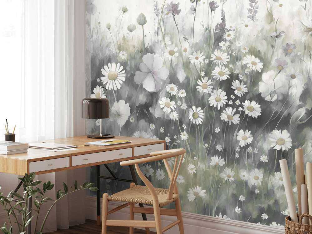 Bujna Zieleń Letniego Oliwkowego Zieleni