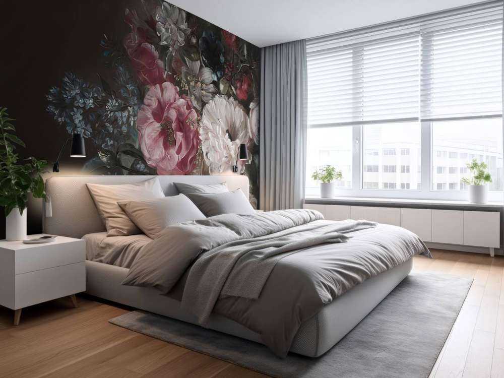 Bukiet z liliowym różem