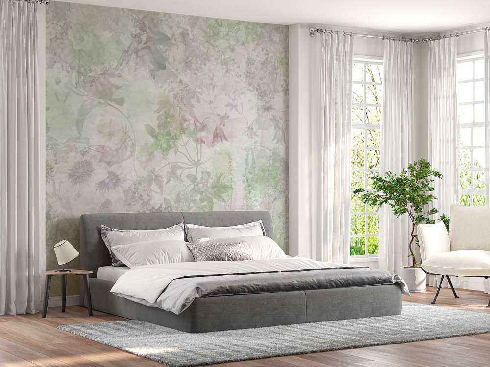 Ogród w akwareli Zielony