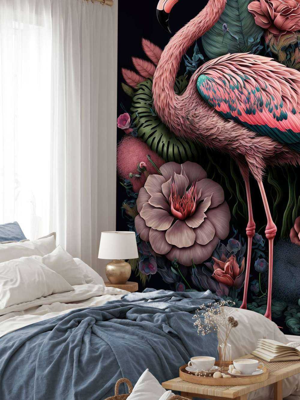 Noc Kwiatowej Prachty Flamingów