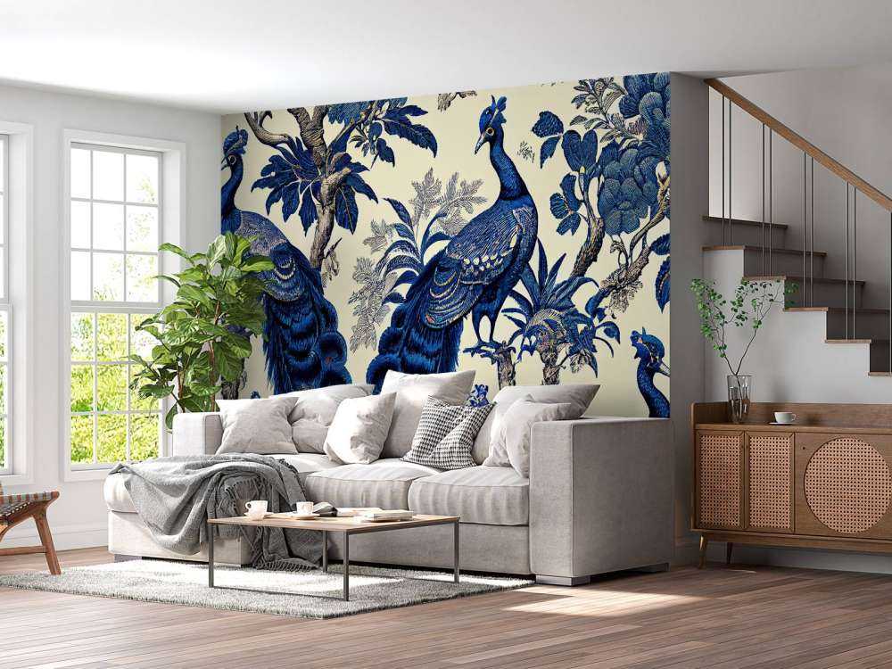 Królewski błękit Pawi blask