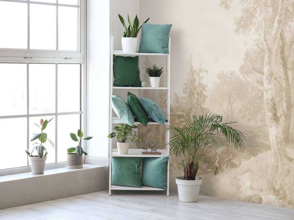 Krajobraz leśny beżowy #1