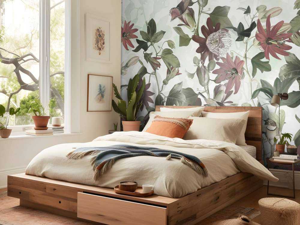 Siedem ptaków w zaczarowanym listowiu - pastelowa zieleń