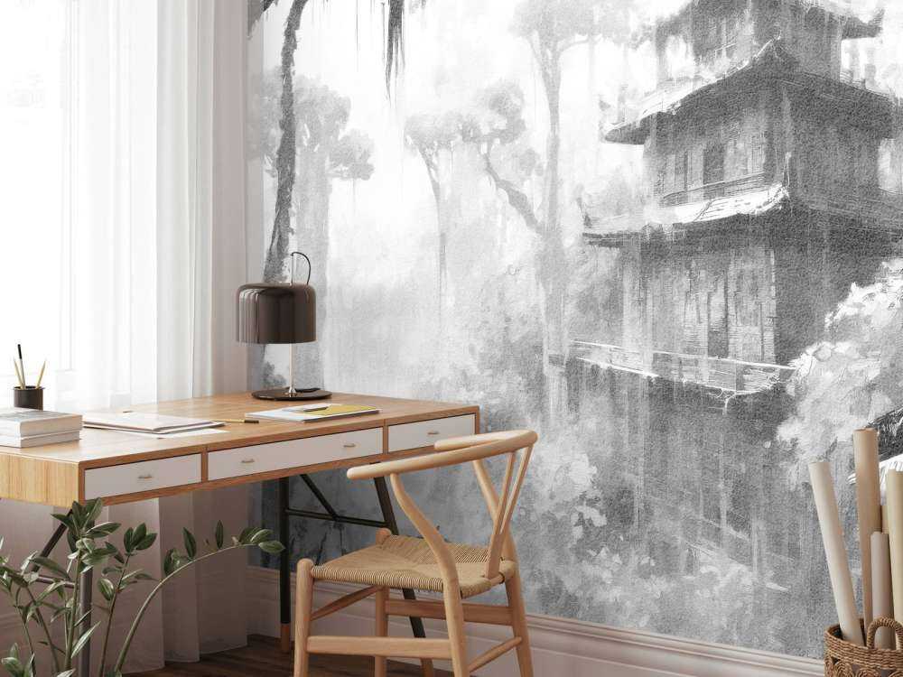 Ukryta Chatka w Mglistym Lesie