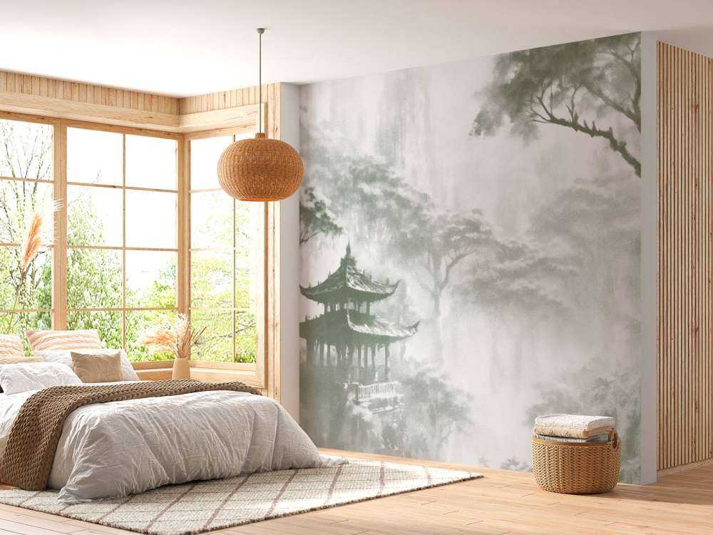 Mglisty Pawilon Orientalny, zielony