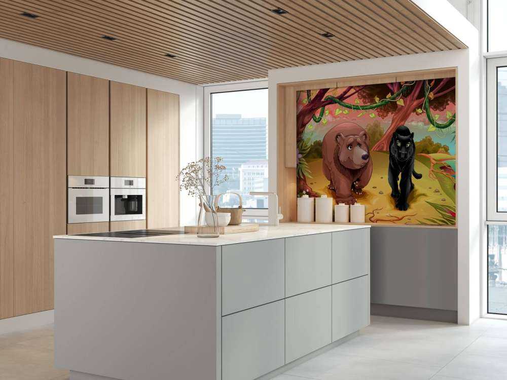 Przyjazne zwierzęta z dżungli