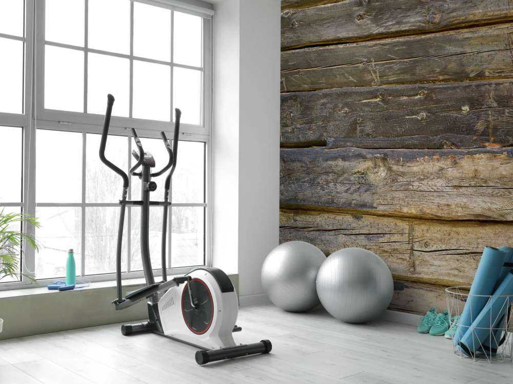 Drewno palone na niebiesko