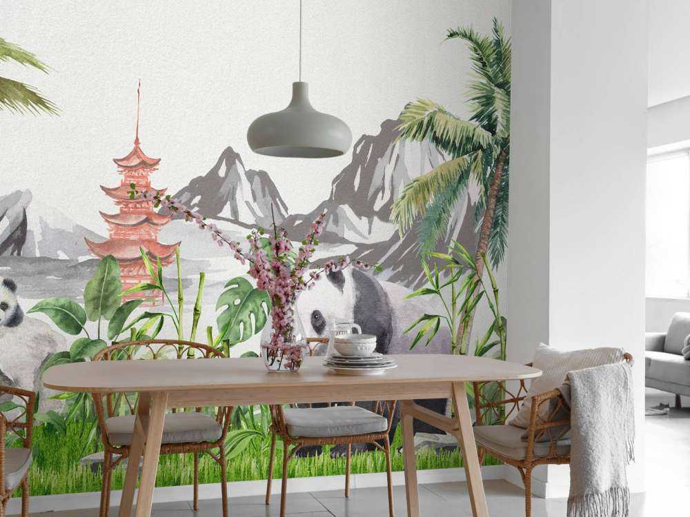 Pandy w bambusowej dżungli