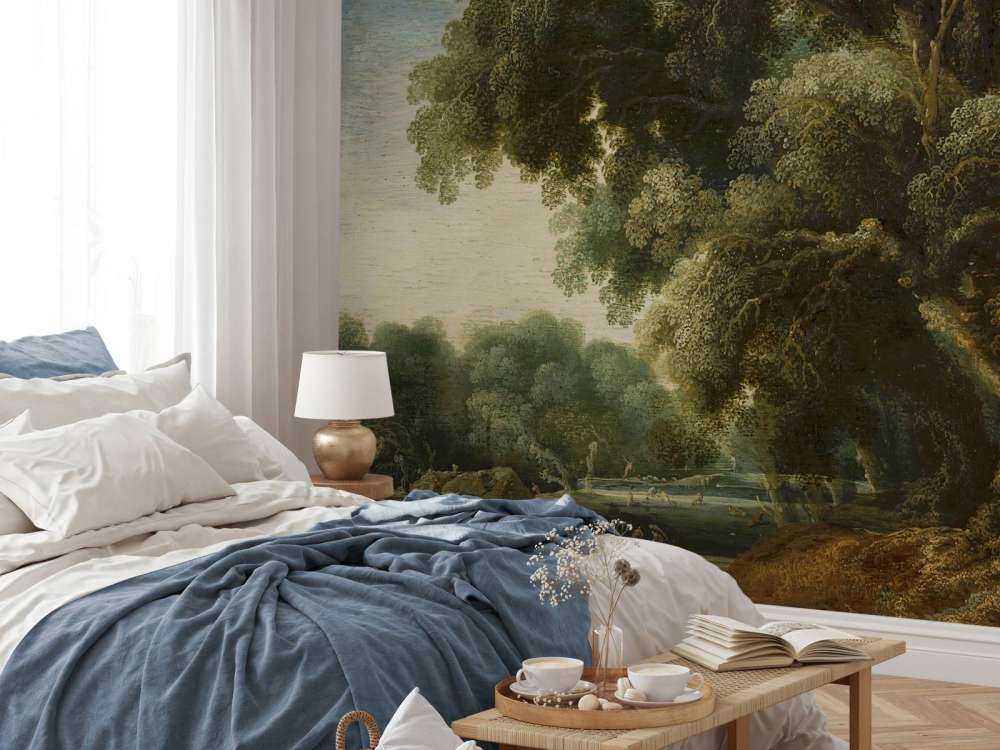 Wyobrażony krajobraz leśny