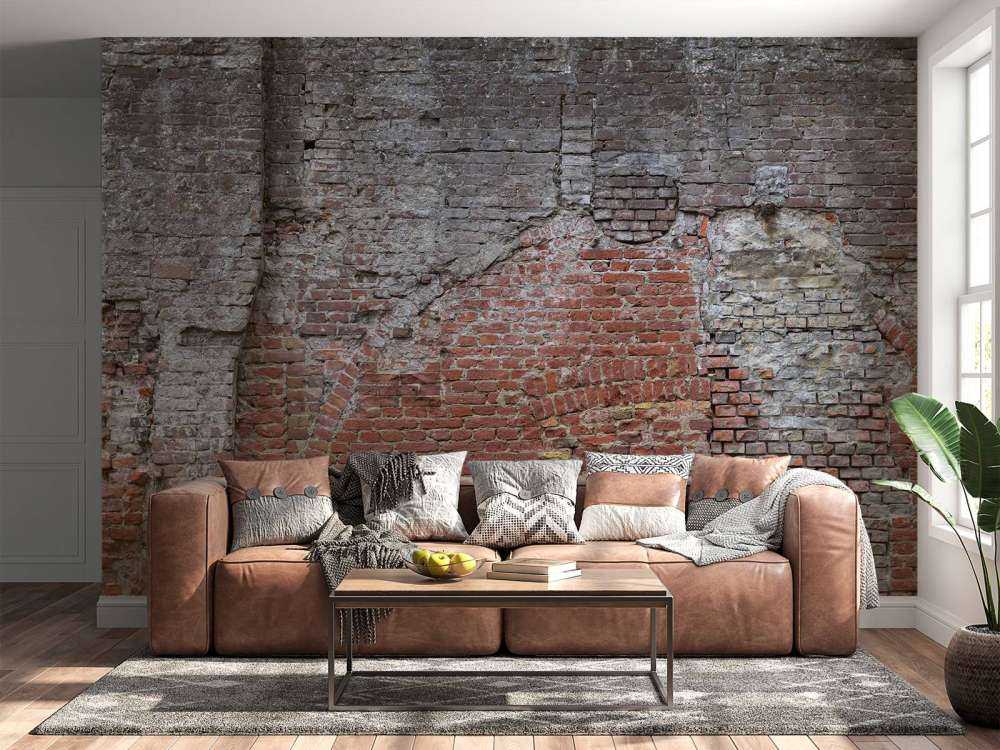 Stary odrestaurowany mur miejski