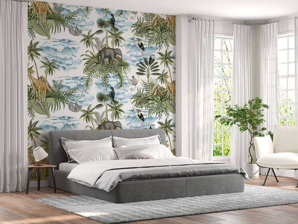 Zwierzęta między liśćmi