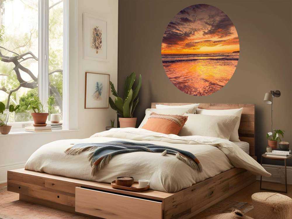 Piękny wschód słońca