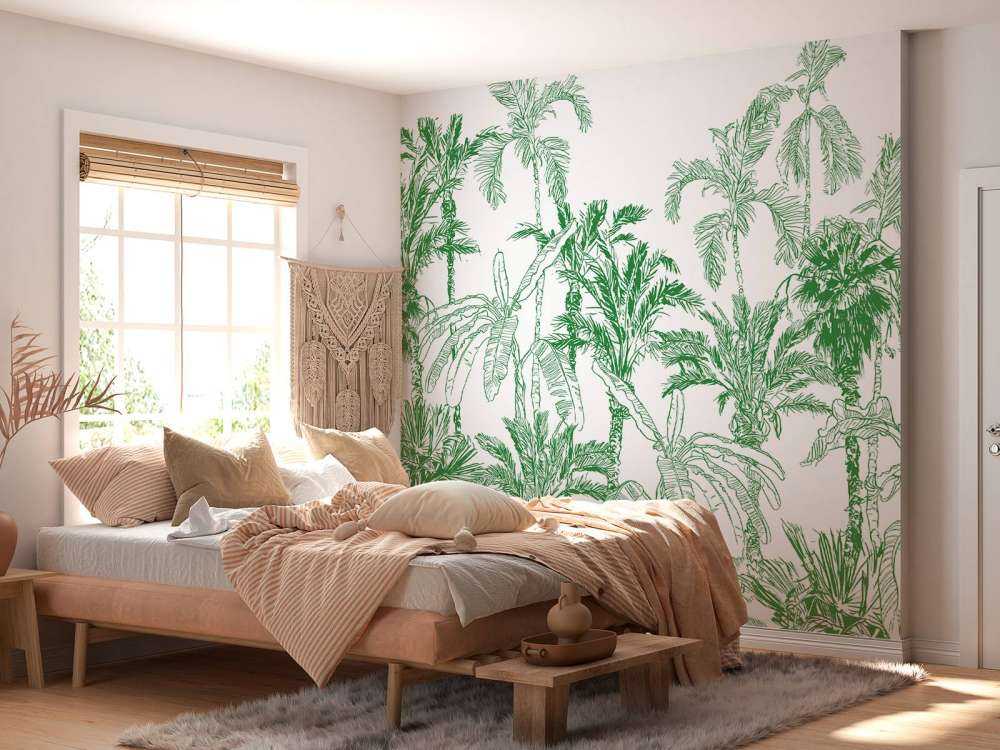 Ilustracja zielonej dżungli