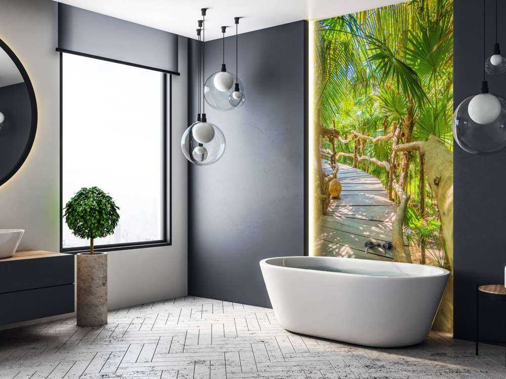 Most w tropikalnej dżungli