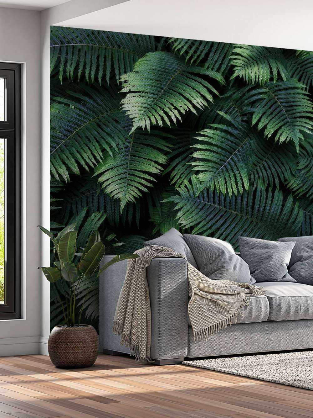 Duże liście palmowe