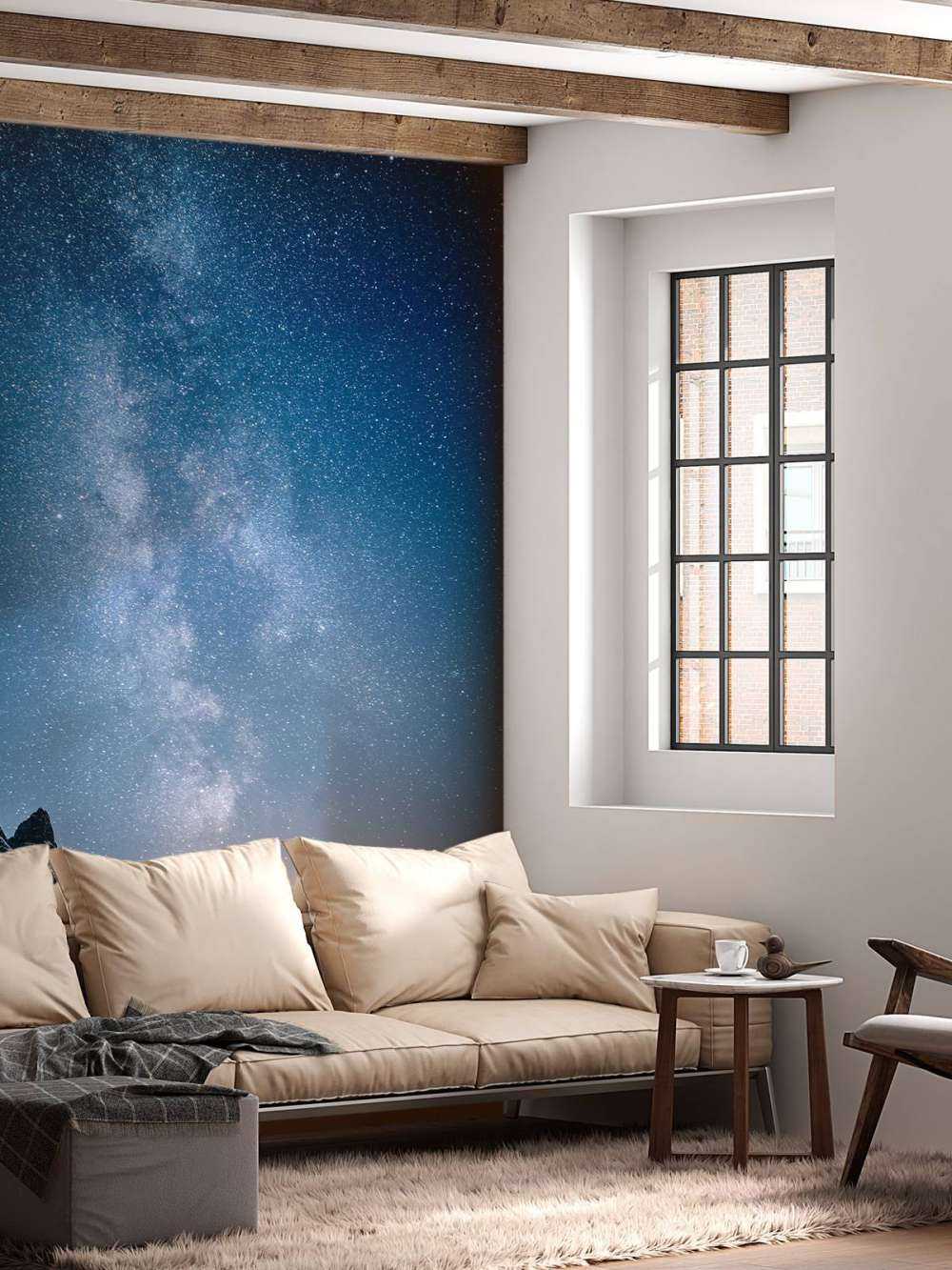 Gwieździste niebo na Alasce