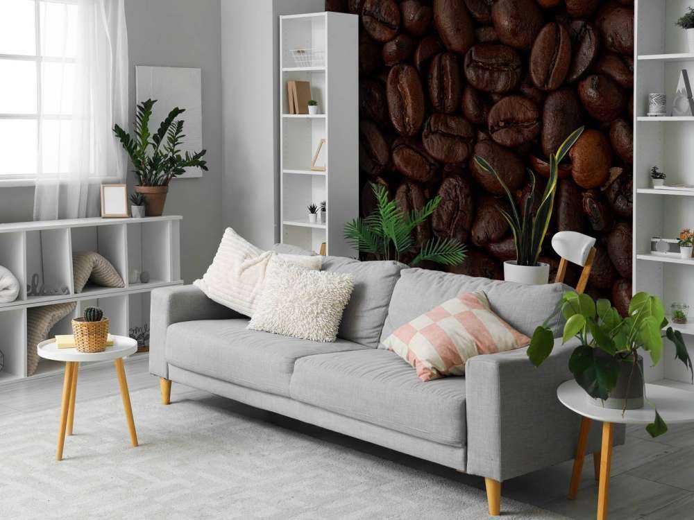 Ziarna kawy w zbliżeniu