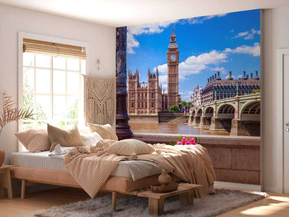 Różowe róże w Londynie