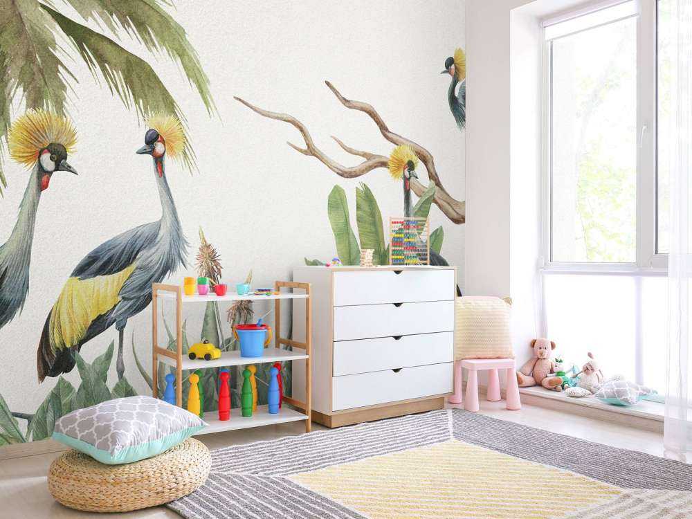 Dżungla z żurawiami