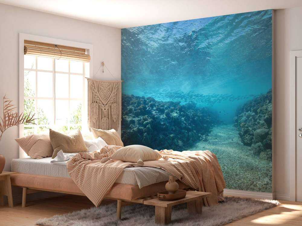 Podwodny świat z koralowcami