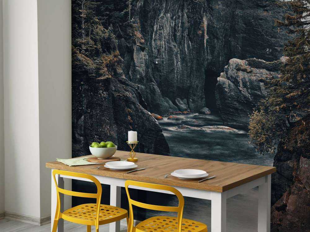 Surowa przyroda na wybrzeżu